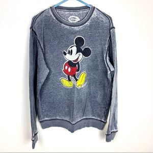 Disney Mickey Mouse Gray Long Sleeve